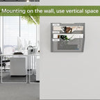 EasyPAG 3 Pocket Mesh Wall File Organizer, Hanging Paper Folder Holder - Image 4