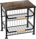 NiuYichee 3-layer Kitchen Fruit Storage Basket Snack Rack, Countertop & Desktop by NiuYichee