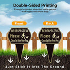 13.6"x9.6" Clean Up after Your Dog Signs Pick Up After Your dog sign - Image 4