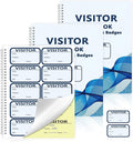 2 Pack of 300 Visitor Badges Registry Log by Unknown