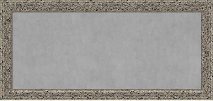 Amanti Art Silver Framed Magnetic Board 25x53 Oversize Vision Board by AmantiArt