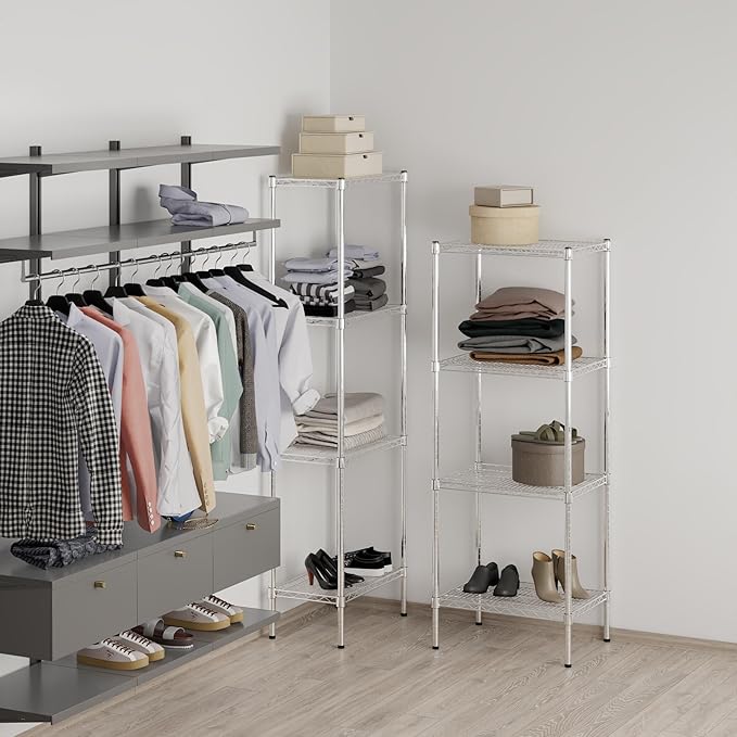 Regal Altair 18" Deep x 24" Wide x 64" Height Wire Shelving Kit | 4-Tier | NSF - Image 7