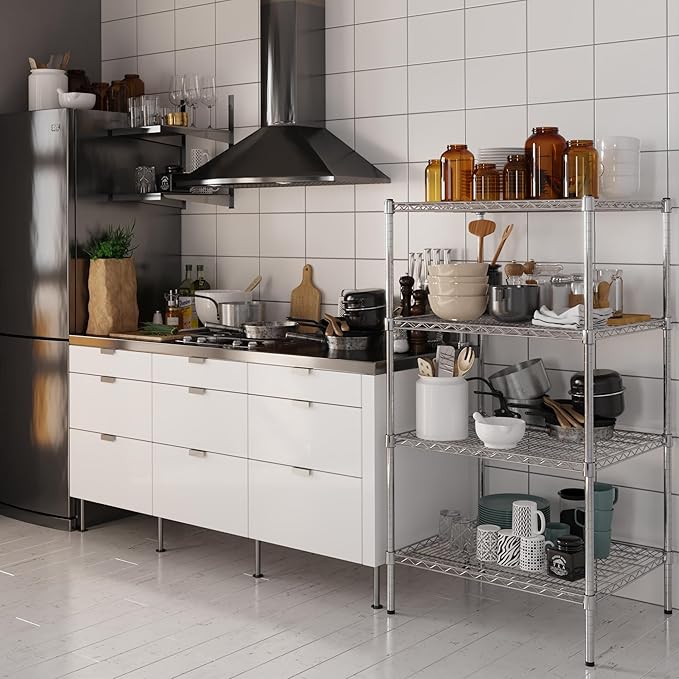 Regal Altair 24" Deep x 30" Wide x 54" Height Wire Shelving Kit | 4-Tier | NSF - Image 2