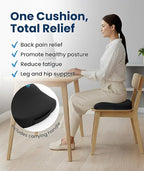 Everlasting Comfort Doctor Recommended Memory Foam Seat Cushion - Image 5