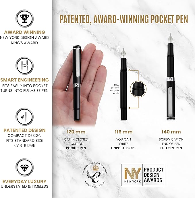 Scriveiner Luxury Fountain Pen - Image 4