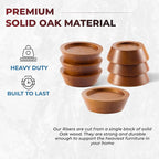 Bed Risers, Furniture Risers Can be Adjusted to 2'' 3''or 4'', Lifts Furniture - Image 4