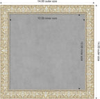 Amanti Art Silver Framed Magnetic Board 14x14 X-Small Vision Board - Image 2