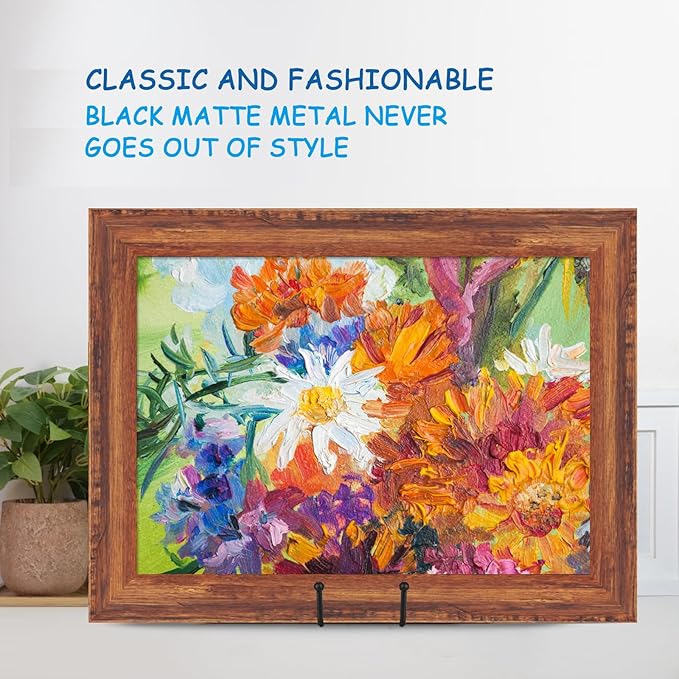 Decolore 5 Pack 12 Inch Black Picture Stands Plate Stands - Image 6