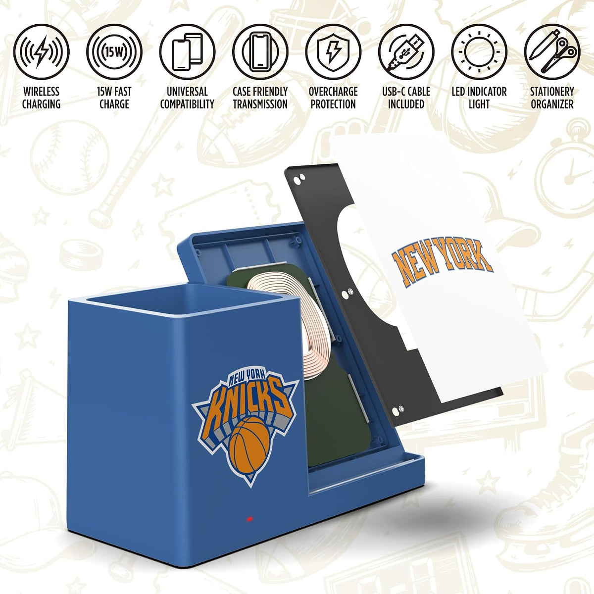 ‎SOAR Wireless Charger and Desktop Organizer