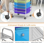 GLACER 10 Drawers Rolling Cart, Storage Cart - Image 4