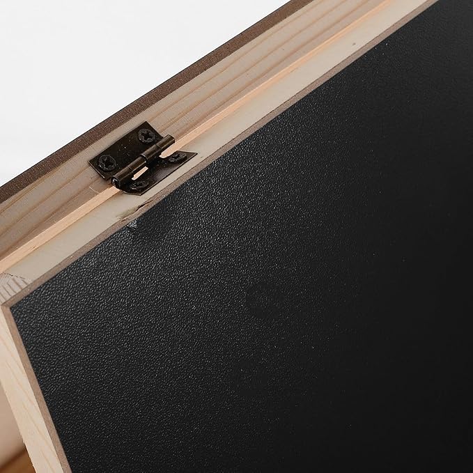 ADOCARN Double-Sided Standing Blackboard Small Chalkboard Message Board - Image 5