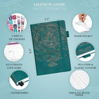 Legend Planner – Weekly & Monthly Life Planner to Hit Your Goals & Live - Image 2