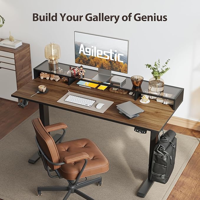 Agilestic Glass Standing Desk - Image 5