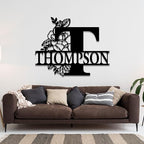 Custom Metal Signs | Personalized Monogram Name Sign | Outdoor Wall Art - Image 9