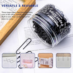 Large Paper Clips, 2 Inch Black Paper Clip - Image 6