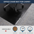 SALLOUS Office Chair Mat for Carpet, Non-Slip Floor Mat - Image 4