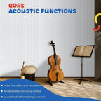 5 Pack Acoustic Panels, 47.2x23.6x0.4 inch Acoustic Wall Panels, Large - Image 3