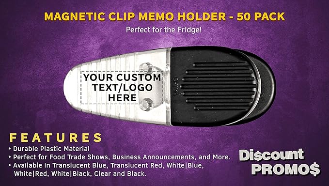 50 Magnetic Memo Holders Set - Image 2