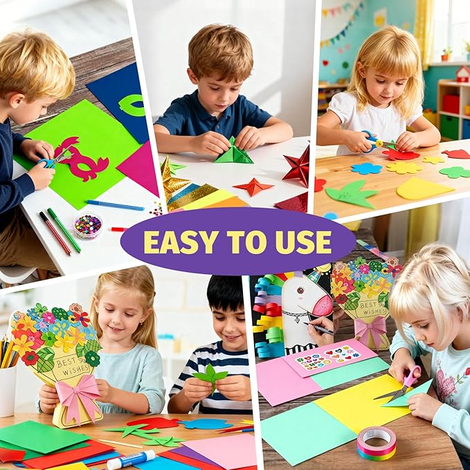 INFOOD 240 Sheets 8.5" X 11" Colored Cardstock Bulk, 30 Assorted Colors - Image 4