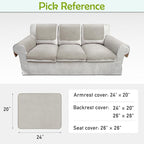 Couch Arm Covers, Sofa Arm Covers, Waterproof Armrest Covers - Image 6