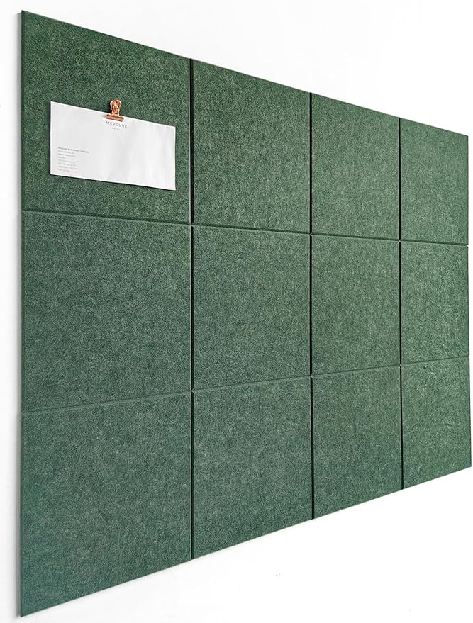 DECORITA Green Cork Board Alternative | Giant Pin Board Notice Board | Felt by DesignerManufacturerofInnovativeBulletinBoardSolutionsforHomeOffice