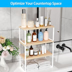 Golener Countertop Organizer Corner Shelf, 2-Tier Adjustable Stackable Corner - Image 9