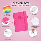 Clever Fox Planner – Undated Weekly & Monthly Planner - Image 2