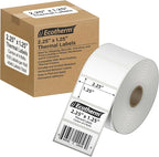 2.25" x 1.25" Thermal Labels | 4 Rolls | 4540 Labels | fits Zebra, Offnova by EcothermProducts