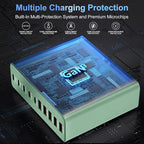 420W USB C Charger Block, 10-Port Charging Station GaN Fast Charging Type C & - Image 5