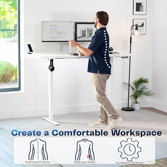 VIVO Electric 71 x 36 in Standing Desk, Memory Height Adjustment, 1B Series - Image 4
