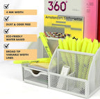 Buecs Highlighters Bulk Pack, Chisel Tip, Fluorescent Yellow, suitable - Image 4
