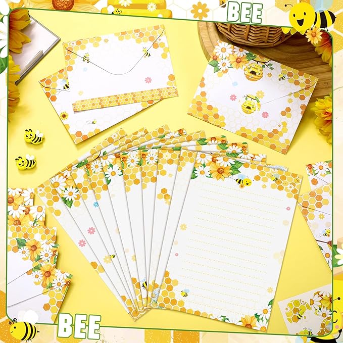 TaoBary 160 Pcs Stationery Paper Set 50 Double Sided Stationery Papers - Image 5