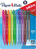 Paper Mate InkJoy 100RT Retractable Ballpoint Pens, Medium Point, Colorful by PaperMate