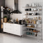 Regal Altair 18" Deep x 42" Wide x 74" Height Wire Shelving Kit | 8-Tier | NSF - Image 6