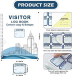 1 Pack of Visitor Badges Log - Image 2