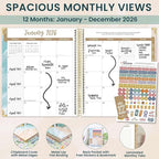 bloom daily planners 2026 Hardcover Calendar Year Goal & Vision Planner - Image 2