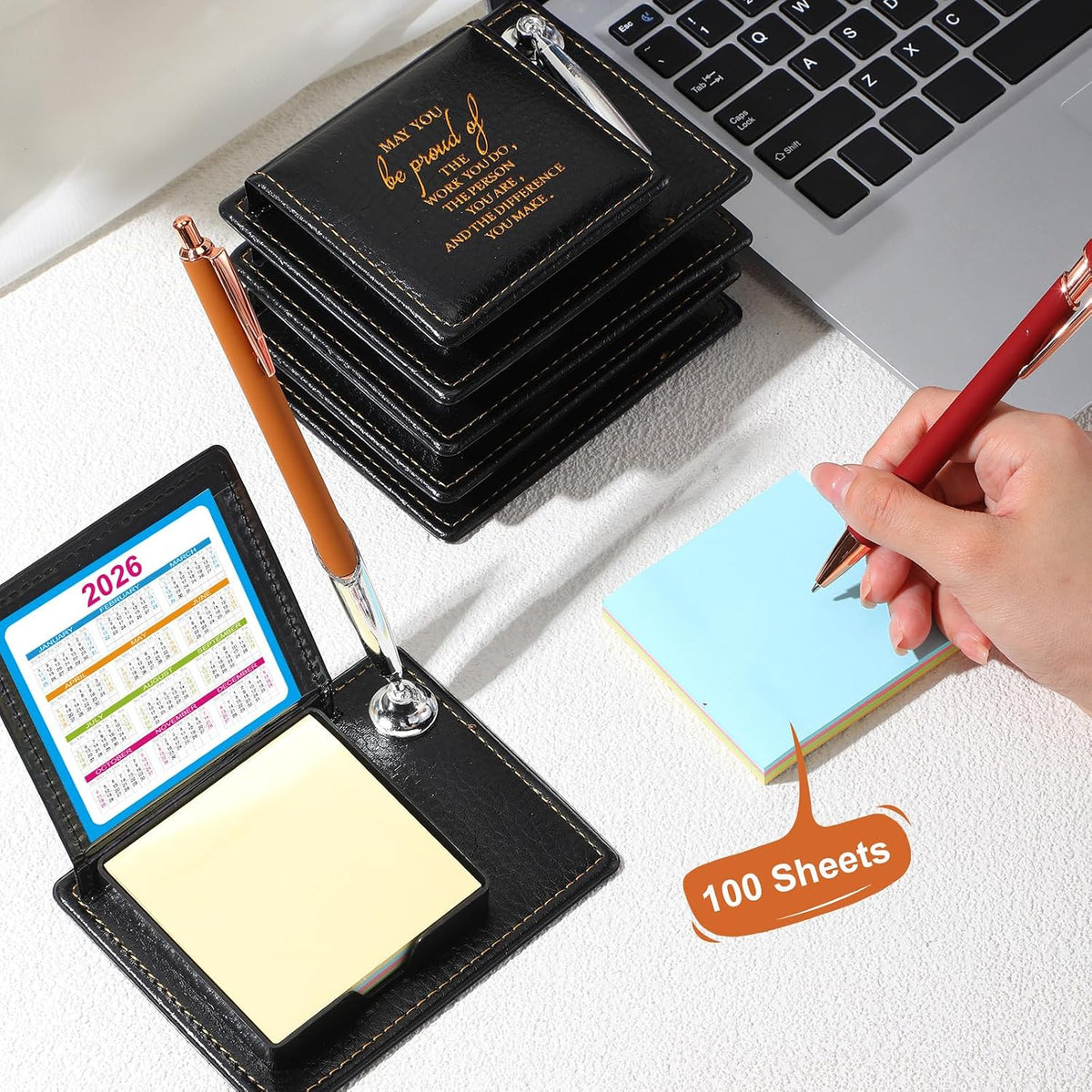 Tenceur 36 Pcs Employee Appreciation Gifts Bulk, Sticky Note Holder