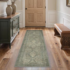 GENIMO Runner Rug 2x6 Non Slip Machine Washable Hallway Runner Rug, Low Pile by GENIMO