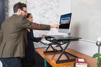 Rocelco 40" Large Height Adjustable Standing Desk Converter - Image 4