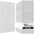 Olanglab Acoustic Wall Panels 10 Pack, 48 x 24 per Acoustic Panels Sound by Olanglab