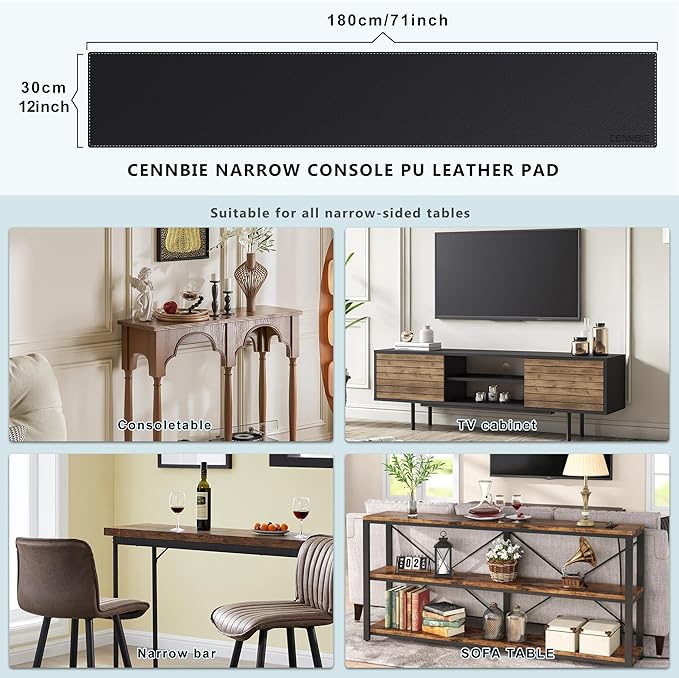 CENNBIE Console Table Leather Cover - Image 2