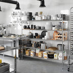 Regal Altair 21" Deep x 72" Wide x 64" Height Wire Shelving Kit | 5-Tier | NSF - Image 6