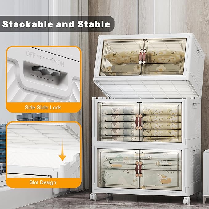 UAMFURI Extra Large Stackable Storage Bins - Image 5