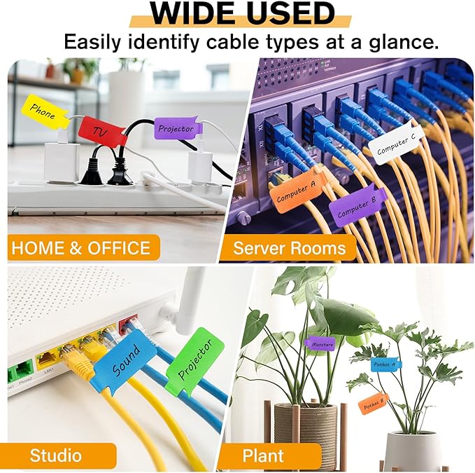 SummerBrite 36-Pack Large Cable Labels - Image 6