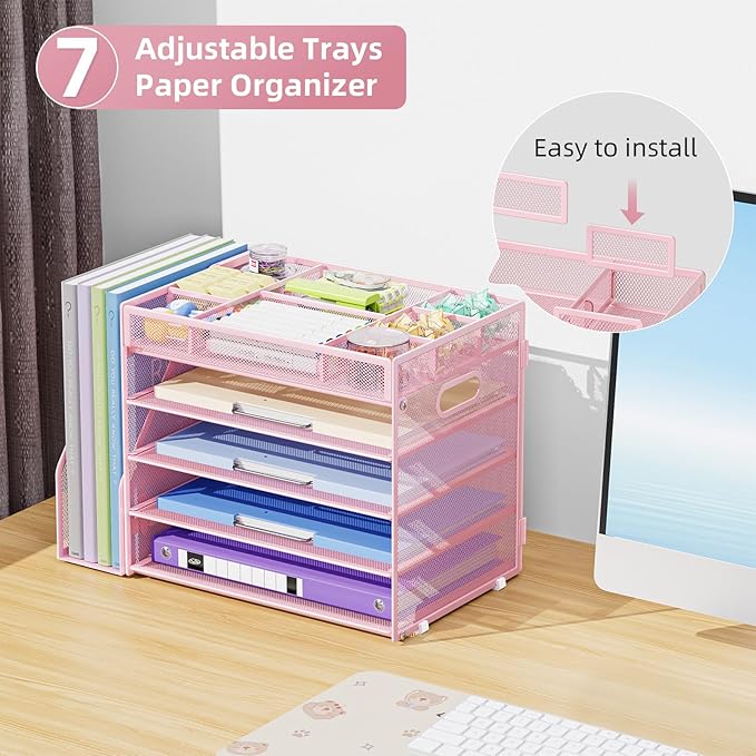 Marbrasse 5-Tier Desk Organizer - Image 4