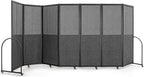 Folding Room Partition, Freestanding Privacy Divider, Portable Office Divider by StrongBird