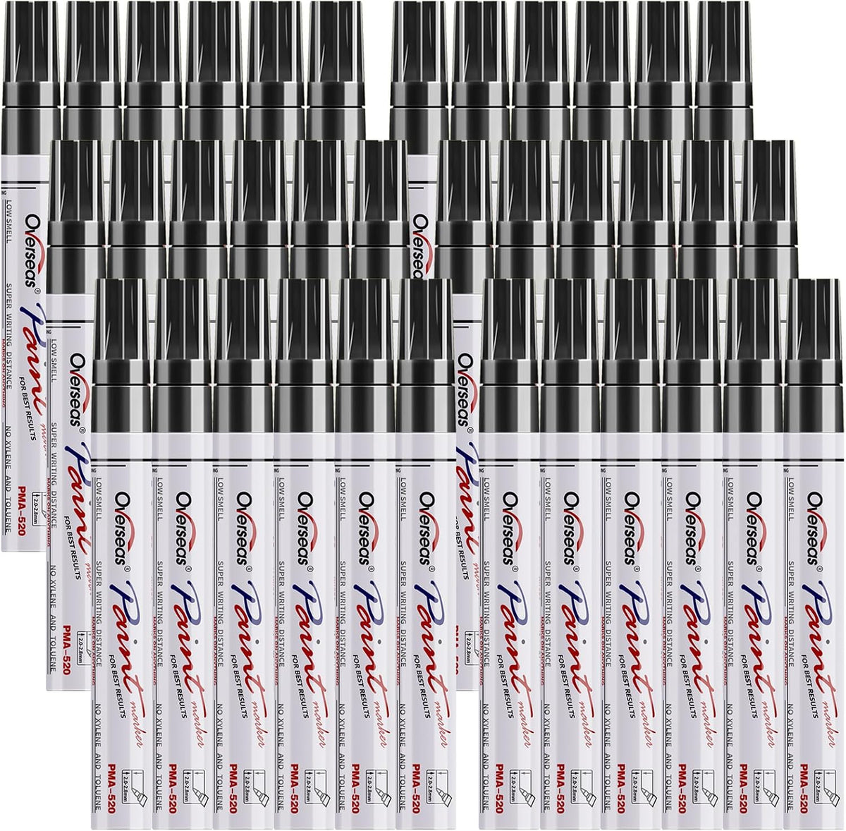 Overseas Black Paint Marker Pens