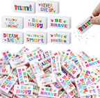 Dunzoom 100 Pcs Inspirational Pencil Erasers Bulk by Dunzoom