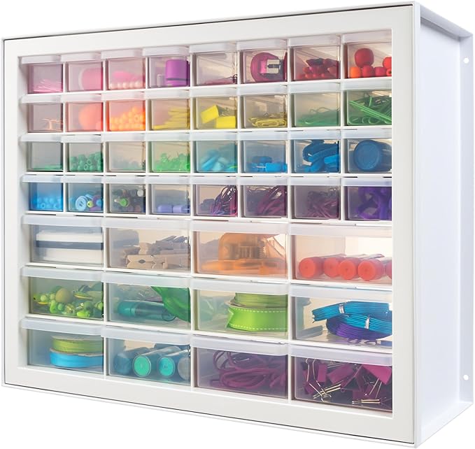 IRIS USA Screw Tool Organizer Small Parts Cabinet Chest, 44-Drawer Hardware by IRISUSA