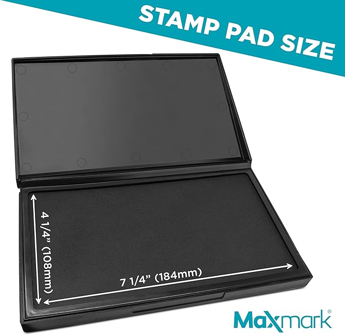 MaxMark Large Black Stamp Pad - Image 3